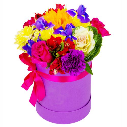Цветочная композиция «Яркий вихрь»