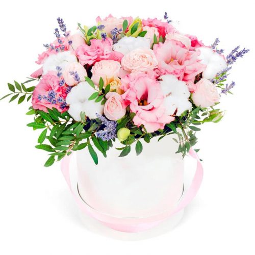 Цветочная композиция в коробке «Мечта»