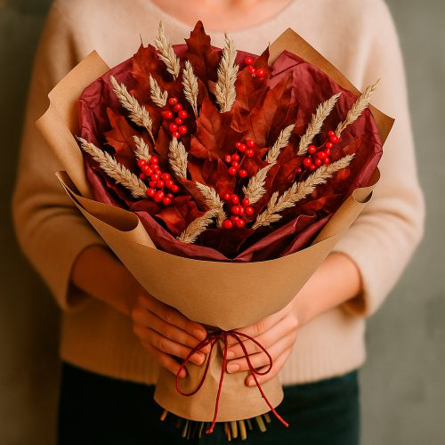 Букет цветов «Осенний вихрь»