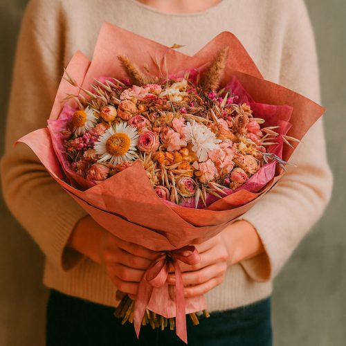 Букет цветов «Весенний поток»