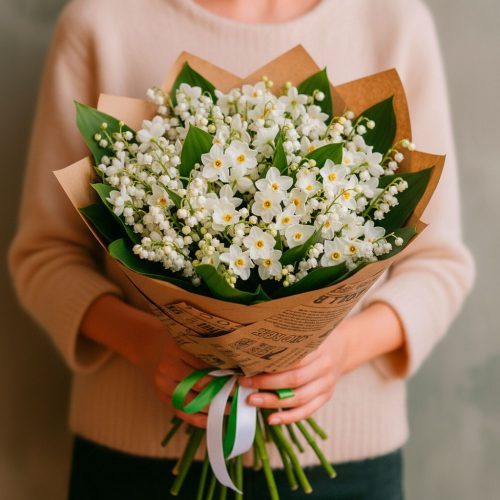 Монобукет «Лунный ландыш»