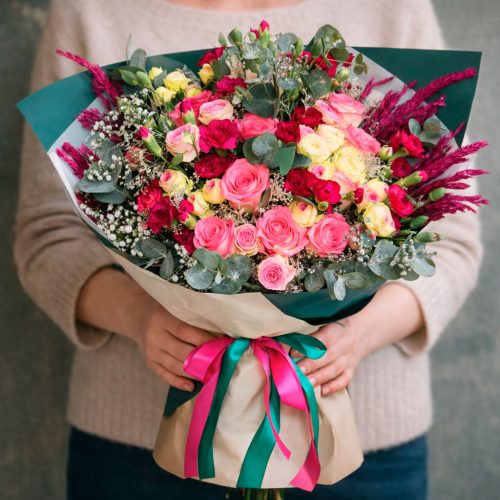 Цветочный букет «Светлая гармония»