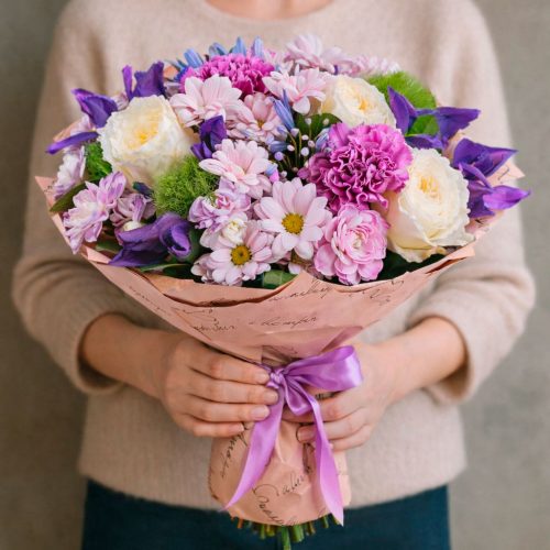 Цветочный букет «Вечерний свет»